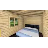 Blockbohlenhaus ELETTRA 10.5x6, 68mm, Hauptschlafzimmer B