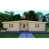 Blockbohlenhaus ELETTRA 10.5x6, 68mm, Frontansicht